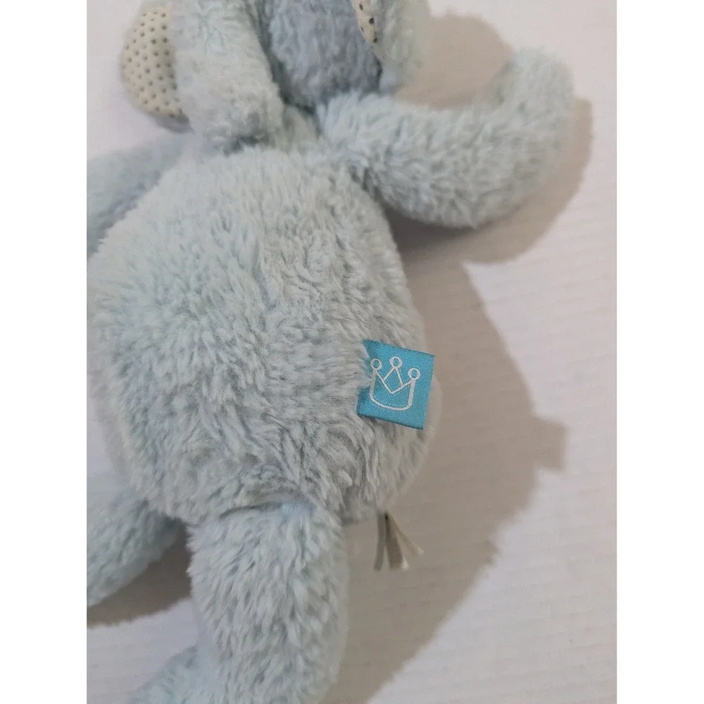 Manhattan‎ Toy Company Blue Elephant Plush Polka Dot Ears Stuffed Animal 336050